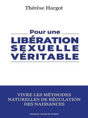 cover image of Pour une libération sexuelle véritable